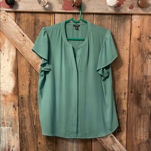 Elegant Green Women's Top